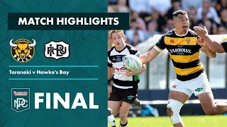 FINAL HIGHLIGHTS: Taranaki v Hawke’s Bay (Bunnings NPC 2023)