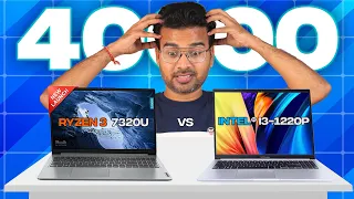 Best Laptop under 40000 | Ryzen 3 7320U vs Intel I3 1220P