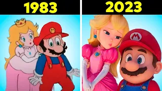 Evolução do Super Mario nos Filmes & TV (1983-2023)