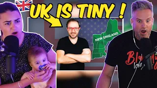 British Family Reaction To How America Makes Britain Look Like a Tiny Village