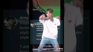 BTS türkiyeye konsere gelmiştir ve konser anı