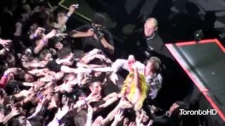 Lady Gaga Crowd Surfing in Toronto.