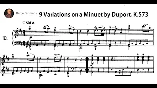 Mozart - Variations on a Minuet by Duport, K.573 (1789) {Ingrid Haebler}