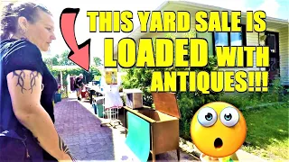 Ep429:  THIS YARD SALE WAS LOADED WITH AMAZING ANTIQUE FINDS!!!  🤯🤯🤯