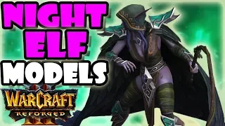 Warcraft 3 Reforged NIGHT ELF UNIT MODELS