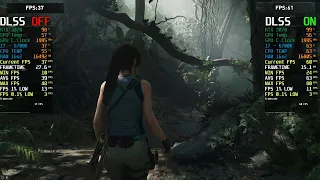 RTX 3070 - DLSS ON / OFF Benchmark : Shadow of the Tomb Raider - 1440P - Maxed Out Settings