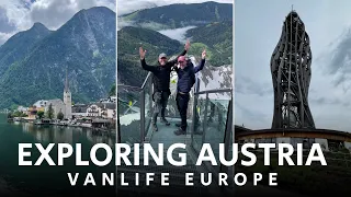 VAN LIFE in AUSTRIA | Hallstatt - Dachstein - Velden | Self-Build Campervan Conversion