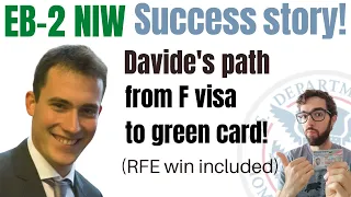 EB2 NIW Success: Davide, from student visa to green card