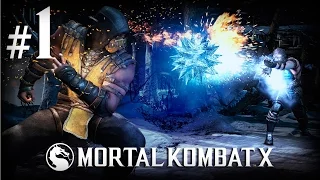 Прохождение MORTAL KOMBAT X. ЧАСТЬ 1. ДЖОННИ КЕЙДЖ [1080p]