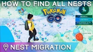 HOW TO FIND *ALL* POKÉMON NEST LOCATIONS IN POKÉMON GO