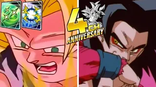 (4th Anniversary) Revival Super Saiyan 3 to Super Saiyan 4 Goku Concept - Dragon Ball Legends