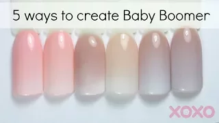How to: Baby Boomer Nails ♡ French fade tutorial