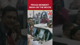 Proud Moment For India As Chandrayaan-3 Lands On The Moon | Watch | Chandrayaan-3 Landing #shorts