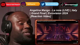 Angelina Mango - La noia (LIVE) | Italy 🇮🇹 | Grand Final | Eurovision 2024| REACTION