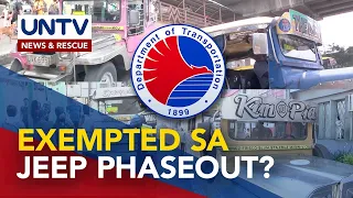 Jeepney phaseout, hindi ipatutupad sa lahat ng traditional units – DOTr