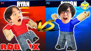 Smash Bros in Roblox!! Ryan vs Shion!!