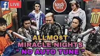 🔴AllmoSt performs 'Miracle Nights' " NO AUTO TUNE " live on Wish 107.5 Bus