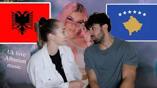 UK REACT TO ALBANIAN&KOSOVO MUSIC! 🇽🇰🇦🇱COUPLES EDITION | TAYNA BASS, KIDA&MOZZIK PP