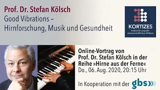 Stefan Kölsch • Vortrag: Good Vibrations – Hirnforschung, Musik und Gesundheit