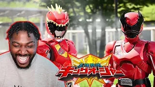 EPISODE 31 & 32 | Ohsama Sentai King-Ohger Reaction | KING and KYORYU!