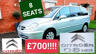 £700 cheapest 8 seater on eBay, Facebook and the UK!!Citroen C8 (807 Peugeot) 450 miles journey!!!!