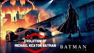 EVOLUTION OF 𝐌𝐈𝐂𝐇𝐀𝐄𝐋 𝐊𝐄𝐀𝐓𝐎𝐍 𝐛𝐚𝐭𝐦𝐚𝐧 | 𝟏𝟗𝟖𝟗-𝟗𝟐 BATMAN 𝐭𝐡𝐞𝐧 𝐯𝐬 𝐧𝐨𝐰 𝟐𝟎𝟐𝟑 #michaelkeatonbatman #batman