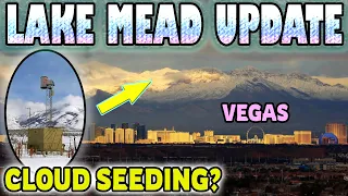 Lake Mead UPDATE | Cloud Seeding LAS VEGAS & California RELEASES WATER! Spring 2024 Hoover Dam Level