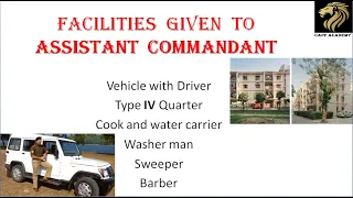 Facilities given to Assistant Commandant  #CAPF #ACADEMY