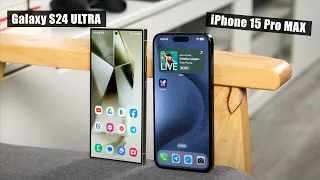 So sánh Galaxy S24 ULTRA vs iPhone 15 Pro Max: Đã quá rõ ràng?