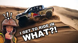 Off Road RIDE OF A LIFETIME in a Red Bull Dakar Truck!