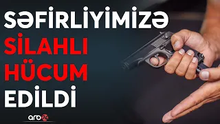 TƏCİLİ! İrandakı səfirliyimizə silahlı hücum: Hadisəni törədən şəxs saxlanıldı! - CANLI