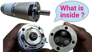 What is Inside a DC 12V 100RPM  Planetary Gears Motor