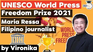 UNESCO World Press Freedom Prize 2021 - Who is Filipino journalist Maria Ressa?
