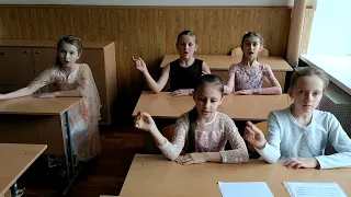 Распевка "Каждый урок мы петь начинаем" (трехголосный канон)