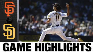 Giants vs. Padres Game Highlights (9/23/21) | MLB Highlights