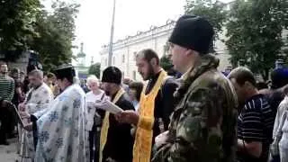 Radicals Block Procession At Kiev Pechersk Lavra Monastery. 22 June 2014