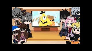 Naruto and Gravity Falls react to Bill final fight | Stan's memory's gone | Tsuki-chan~