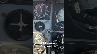 RAF F4 Phantom front cockpit.