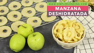 MANZANA DESHIDRATADA | Cómo deshidratar manzana en casa | La mejor deshidratadora