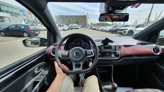 New Volkswagen Up GTI 2022 Test Drive POV | 4K