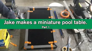 pt1. How To Make A Miniature Pool Table.