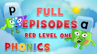 Alphablocks - Red Level One | Full Episodes 1-3 | #HomeSchooling | Learn to Read #WithMe