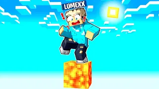 Ich ÜBERLEBE auf EINEM LAVA BLOCK und das geschah... Minecraft mit LumeXx