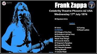 Frank Zappa Phoenix AZ 17-07-1974 [VG-EX Q SBD Recording]