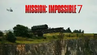 Mission Impossible 7 Train Crash Scene Filming In Stoney Middleton