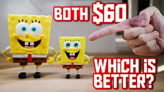 Which SpongeBob figure is worth your money?? Nendoroid or Super7? - Shooting & Reviewing