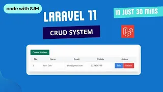 Laravel 11 CRUD Tutorial: Master Create, Read, Update, Delete Operations - 2024