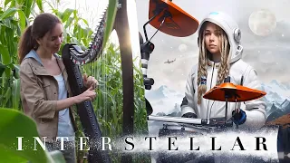 INTERSTELLAR theme soundtrack Drum & Harp Cover (Hans Zimmer) - BASS VERSION - !!! 2023