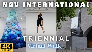 [4k] Virtual Visit - National Gallery of Victoria - NGV International - Triennial - Feb 2024