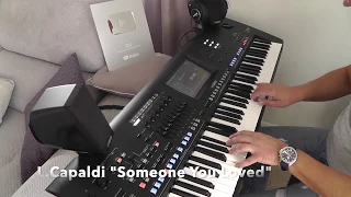 Someone You Loved cover Yamaha Genos